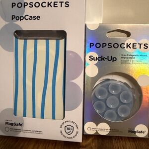 POPSOCKETS Berry Soda MagSafe case & PopSocket Frost Suck-up iPhone 17 Pro Max.